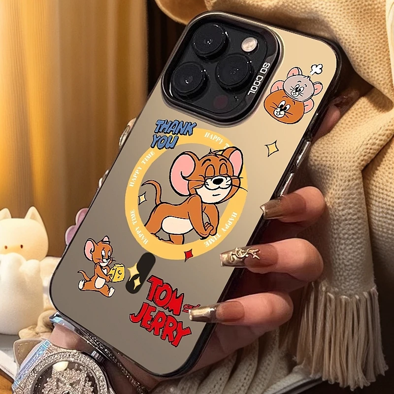 【闭眼杰瑞】彩银磁吸适用苹果16promax手机壳iphone13/4全包15防摔