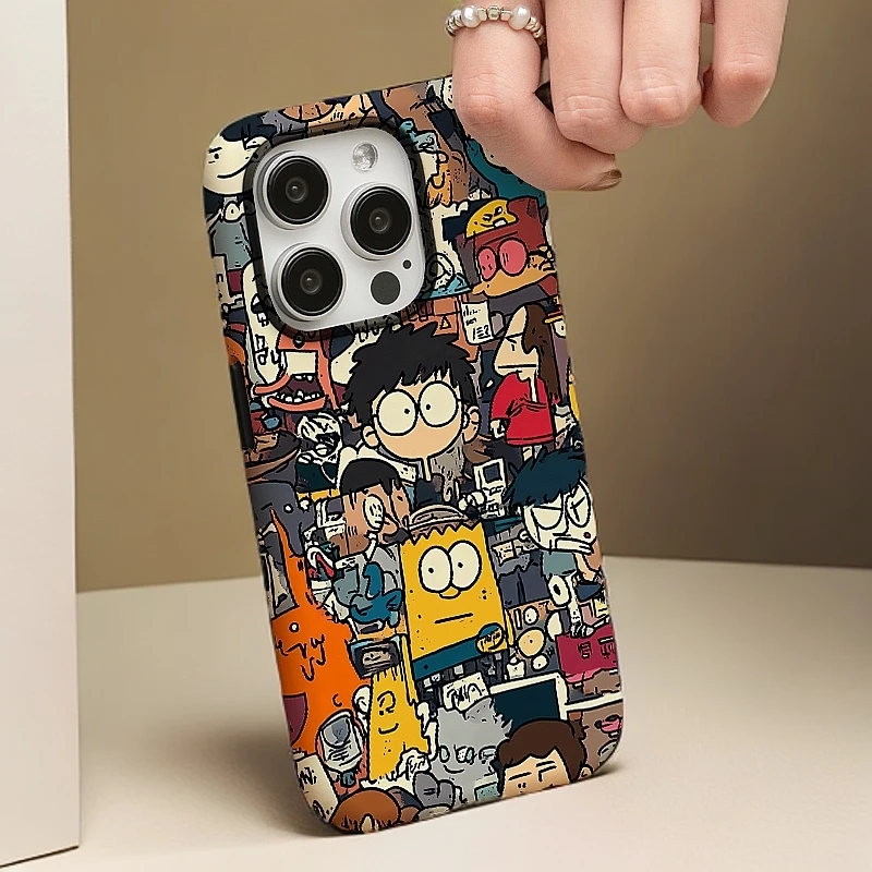 【满屏涂鸦】菲林二合一适用苹果16promax手机壳iphone13/4套15防摔