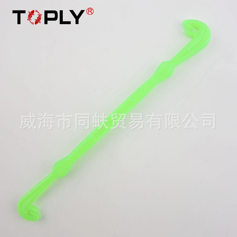 绿色两头塑料摘钩器便携取钩器ebay抢手专业塑料垂钓配件厂家批发