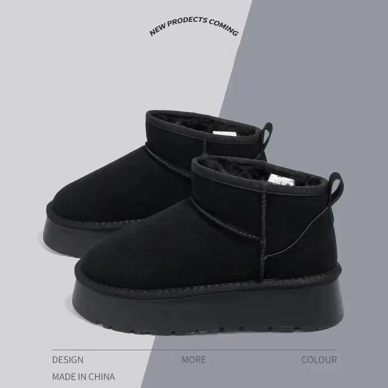 男女同款雪地靴保暖加绒加厚