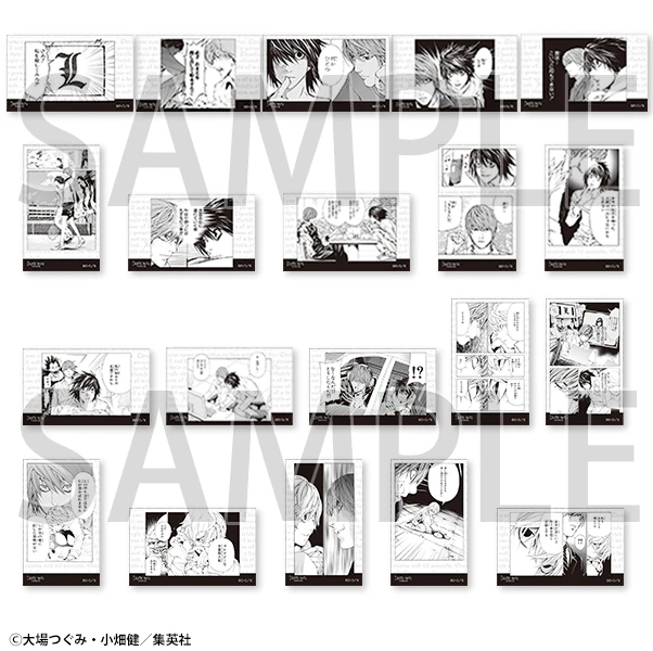 【紫薯人】死亡笔记 Death note 原画展 透卡、冰箱贴盲盒代拆