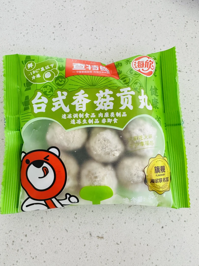 查特香菇贡丸80g