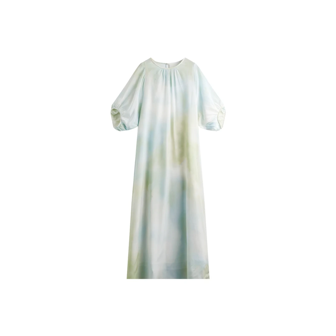 【金多乾】新款桑蚕丝连衣裙 YJHY-662244