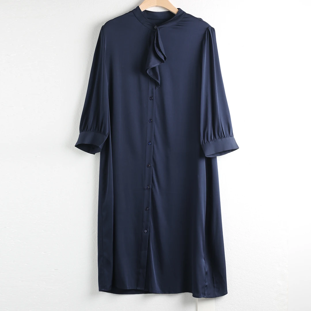 【金多乾】新款桑蚕丝连衣裙WYC-82806