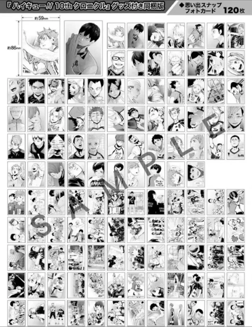 【三耶】排球少年十周年拍立得盲盒默认代拆  未成年人禁止下单)