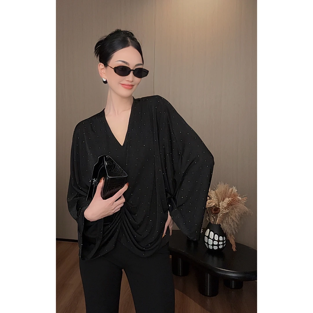 紫紫  自由人  烫钻肌理纱三季上衣ZSJC0712春秋