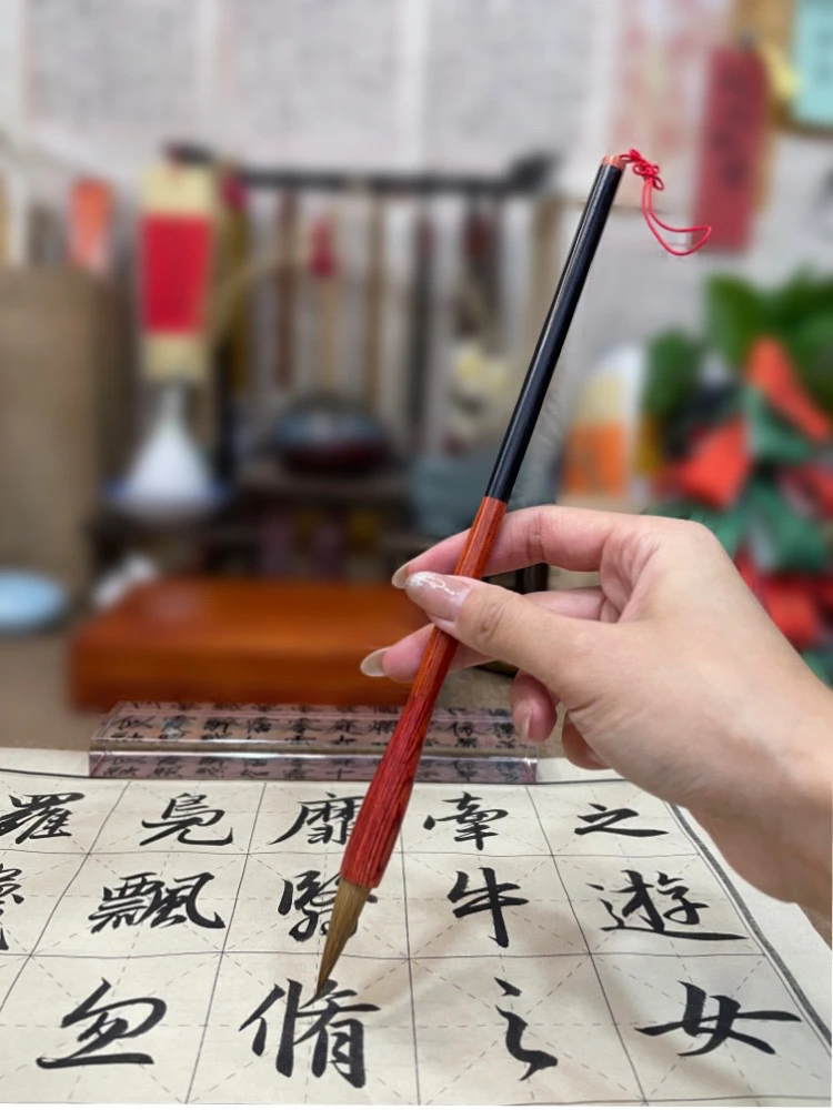 如意狼毫中楷套装专业毛笔大号中号小号