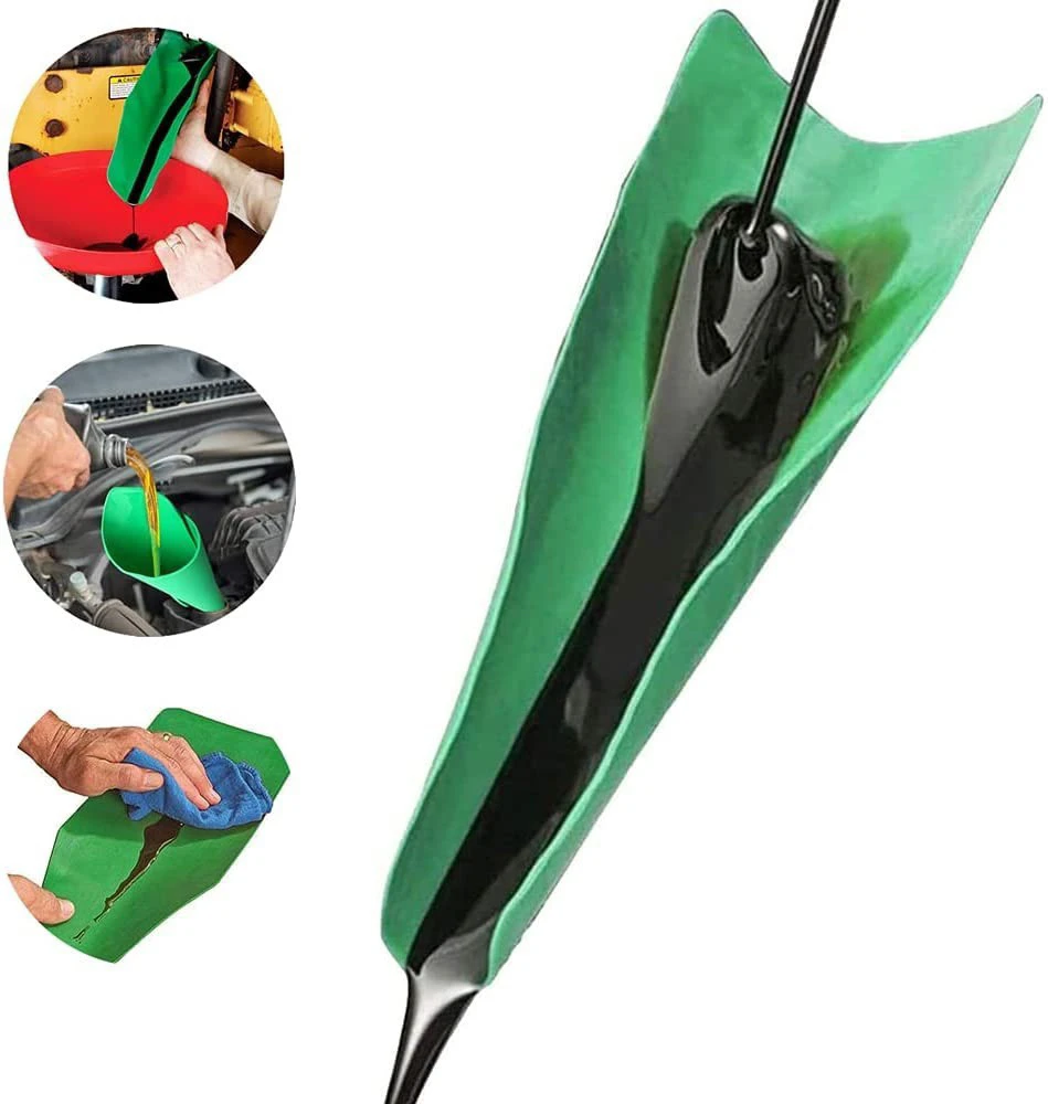 柔性硅胶导油工具 大号导油板 放机油防飞溅缓冲棉