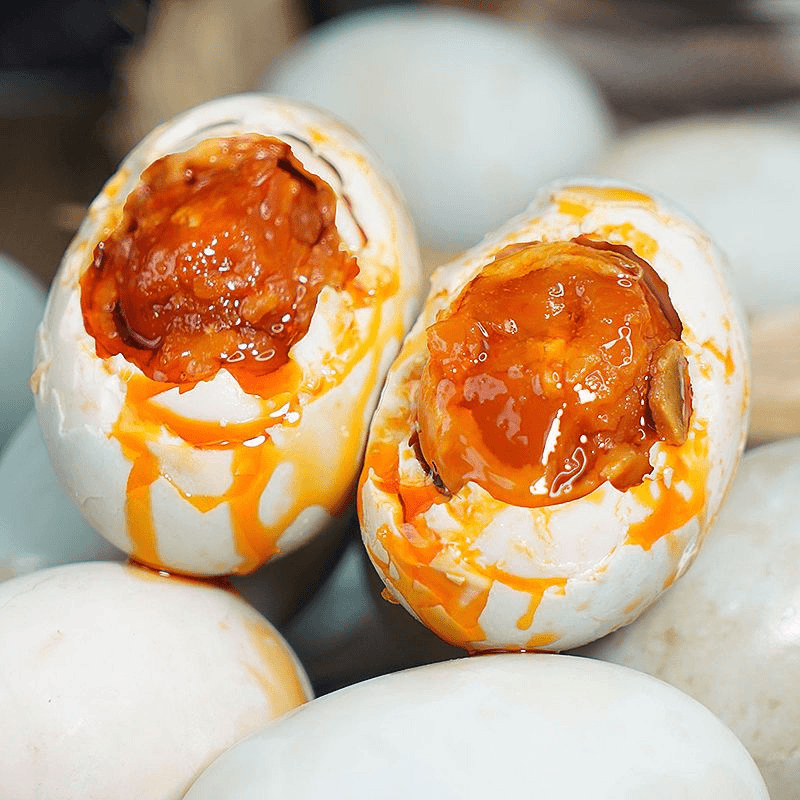 广西北海土特产北部湾红树林烤海鸭蛋即食咸鸭蛋红心流油整箱批发