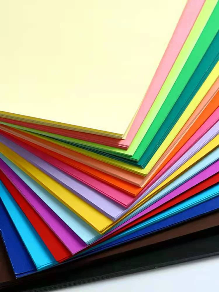 彩色手工卡纸50张10色学生专用卡纸
