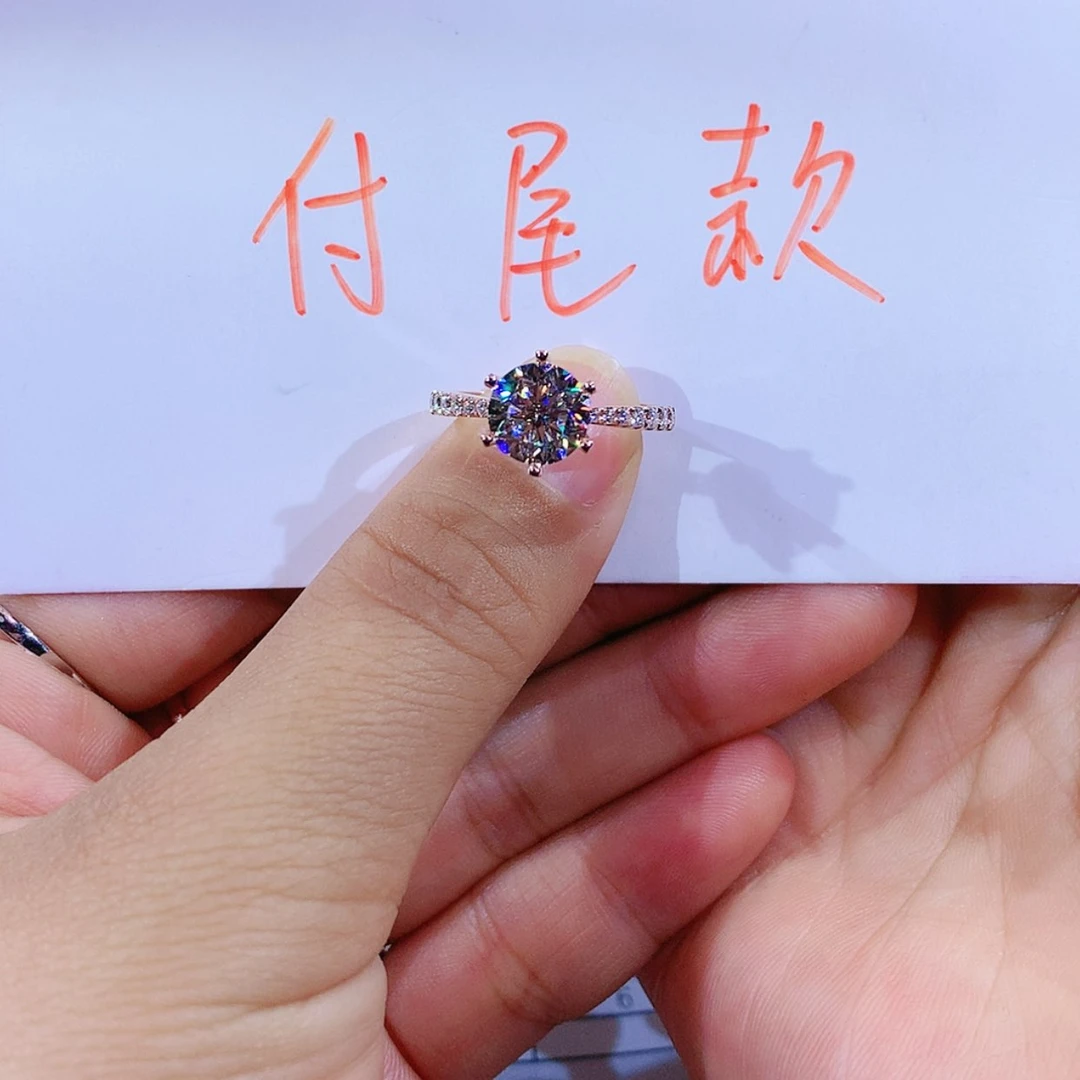 【闪购商品】合成碳硅石手链18K金镶嵌