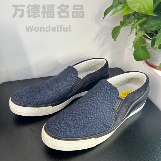 LouisVuitton/路易威登43欧码蓝暗纹一脚蹬/正品 /折扣wdfwdf267