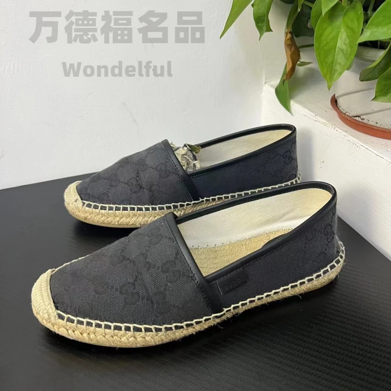 GUCCI/古驰36欧码老花渔夫鞋无配件成色自定义百搭潮zg107