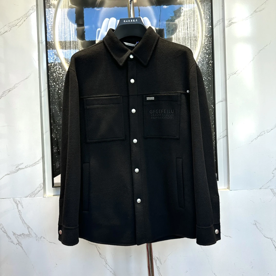 【GF外套】新款男士秋冬高品质修身潮流休闲百搭夹克外套时尚商务阔