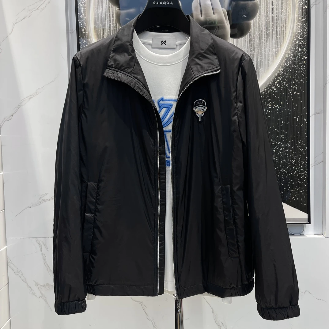 【爵士欧文外套】新款秋季修身潮流休闲轻奢外套夹克时尚翻领3552