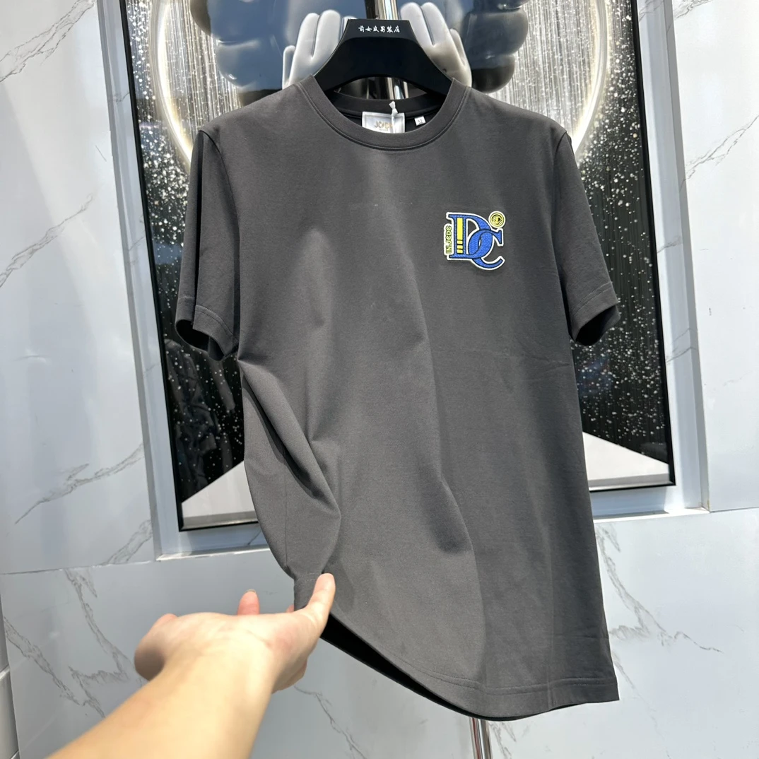 【JCDC短袖】24年新款时尚休闲圆领百搭半袖潮流卡通修身夏季男士