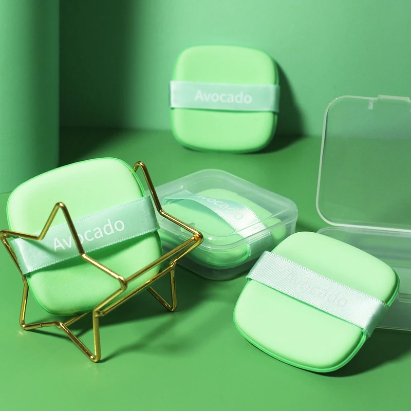 香草饼干气垫粉扑干湿两用遇水变大不易吃粉粉饼粉底液隔离乳专用