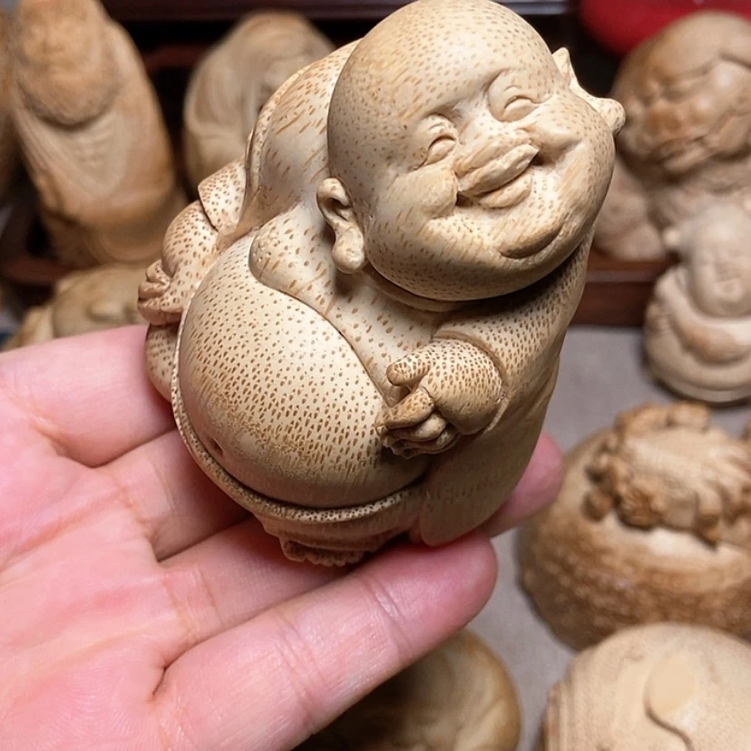 【闪购商品】用****8竹根雕弥勒