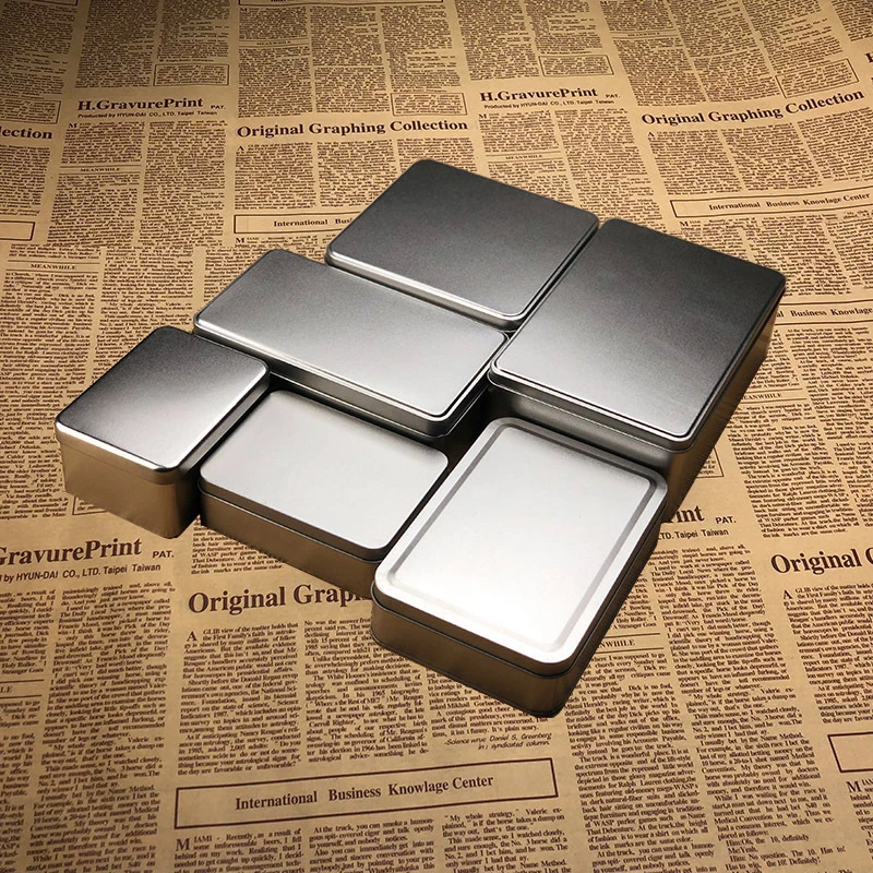 东西盒子大号高档铁盒 长方形素色 铁盒子 通用铁盒包装 家居收纳