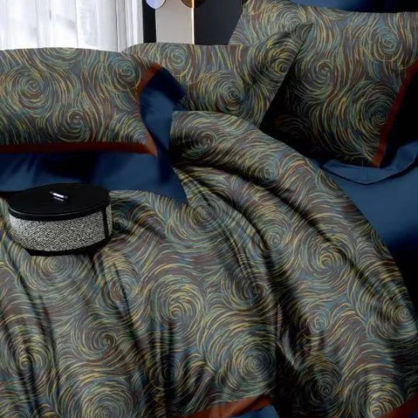 【爆款】轻奢重磅高精密四件套爆款--墨雨云烟