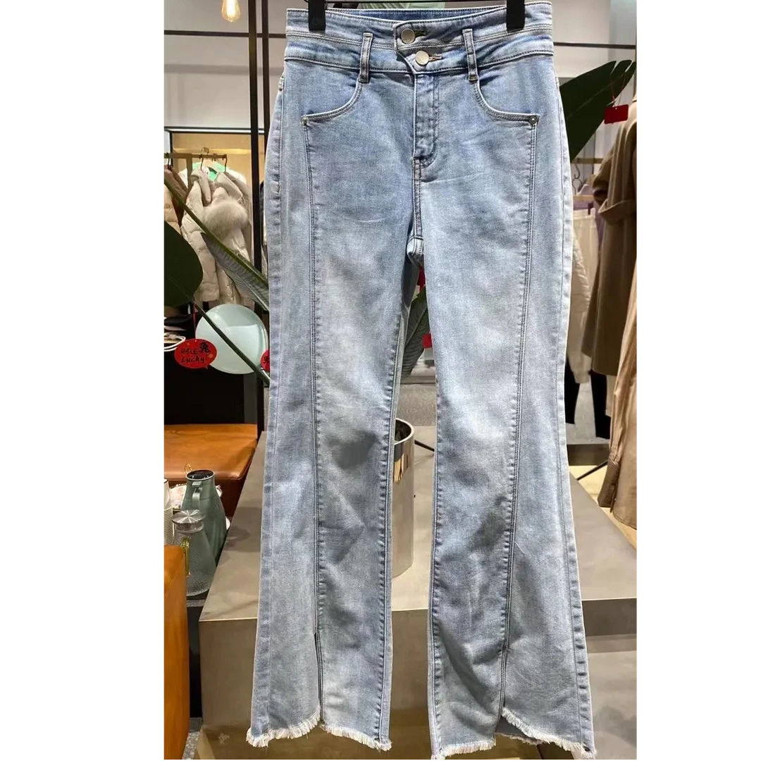 果果牛仔裤2024新款爱喏