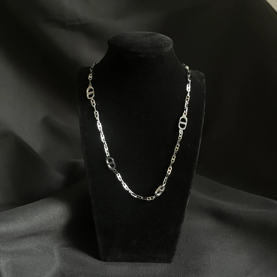 钛钢项链 鑫鑫饰品-钛钢猪鼻项链 098