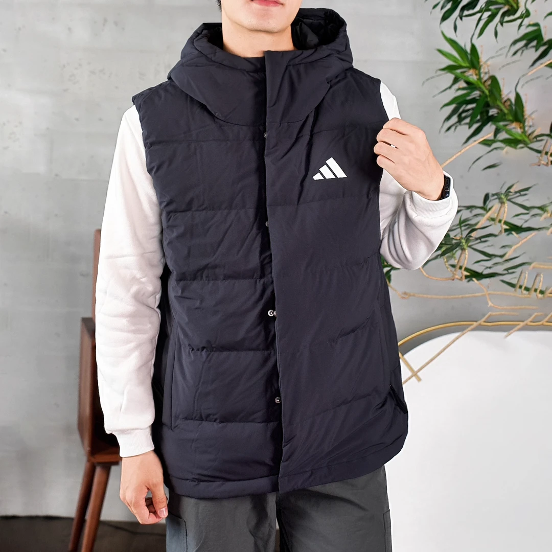 adidas阿迪达斯男子运动休闲羽绒马甲KH3995