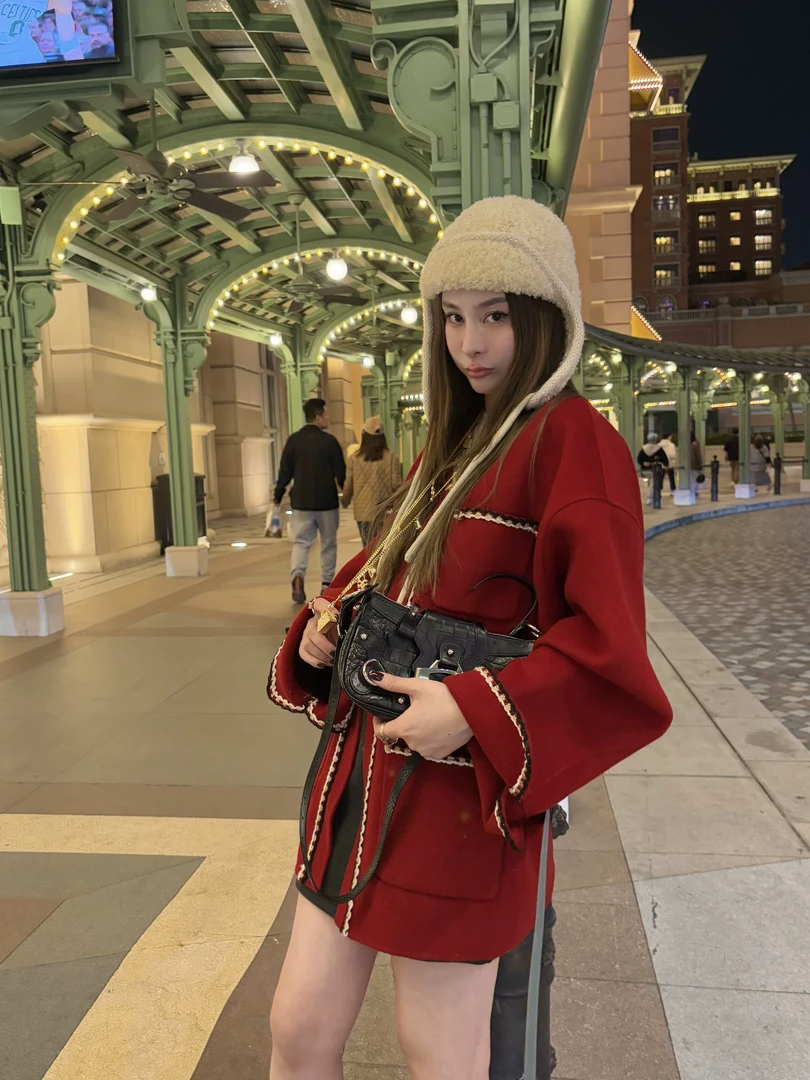 TTS【喜气迎春】双面尼两色香风外套女神必穿款