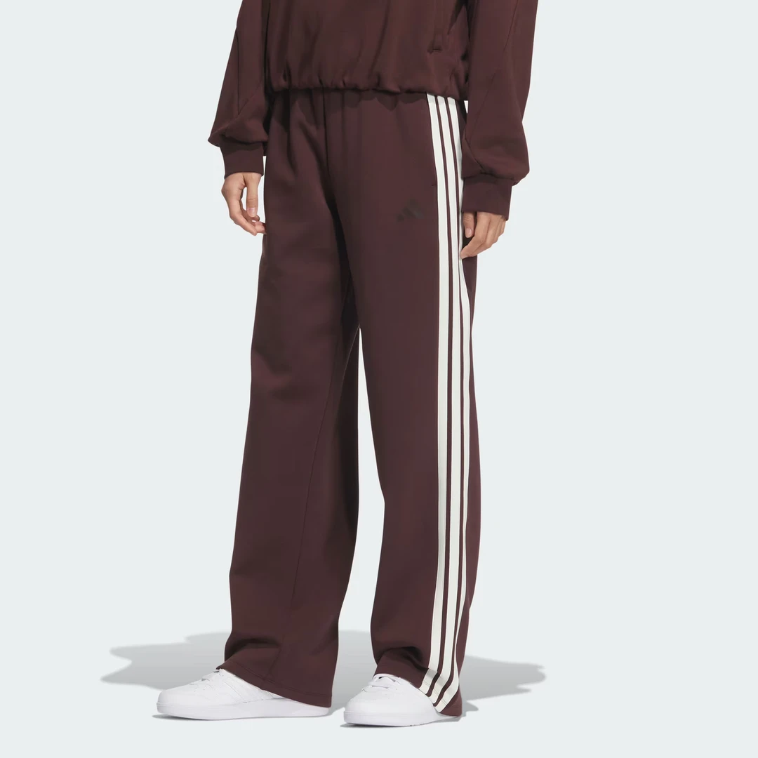 adidas/阿迪达斯女子SOFT 三条纹针织直筒运动休闲长裤KB7588