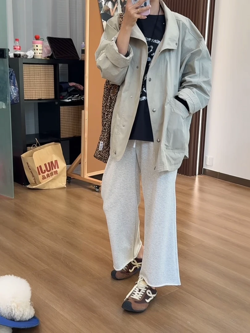 真香毛边小破裤 百搭直筒卷边休闲裤
