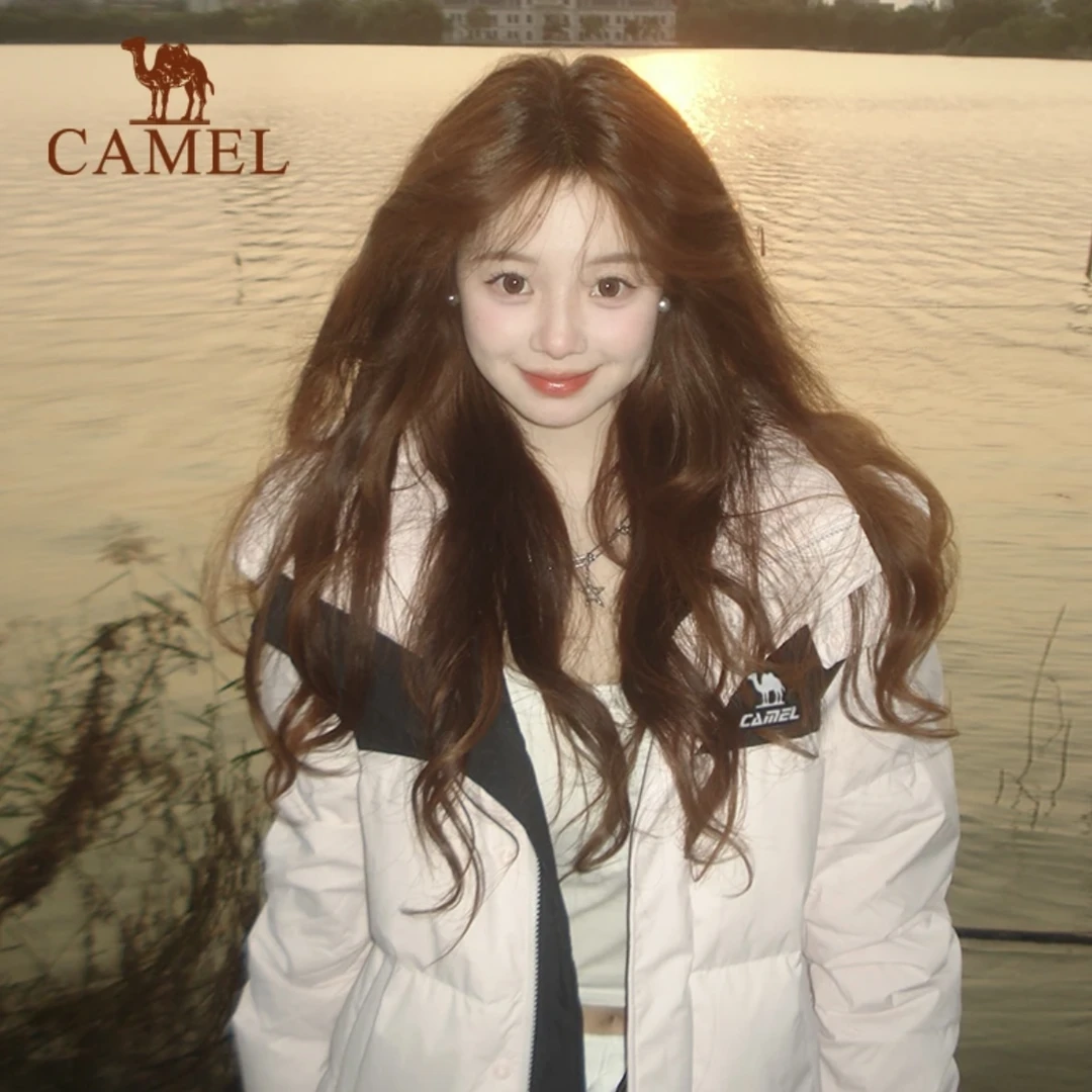 【奶油泡芙】骆驼暖绒系列羽绒服2025冬季三防聚热可拆帽防寒外套