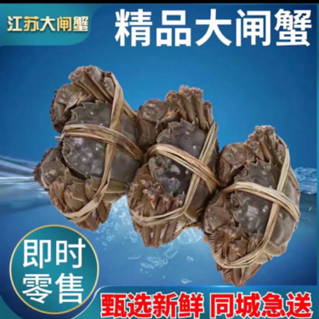 （鲜活2两母）江苏大闸蟹88块6只