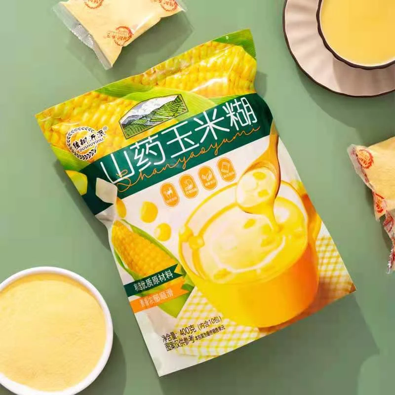 【不加蔗糖】山药玉米糊400克/袋营养代餐早餐玉米粉膳食饱腹食用
