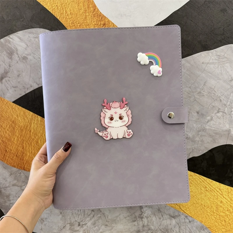 孕妇孕检报告单收纳册卡通龙宝宝a4a5活页孕妈孕期产检b超档案册