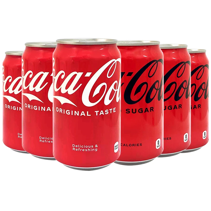 COCA COLA/可口可乐日本进口可乐原味/零度350ml/罐装碳酸饮料