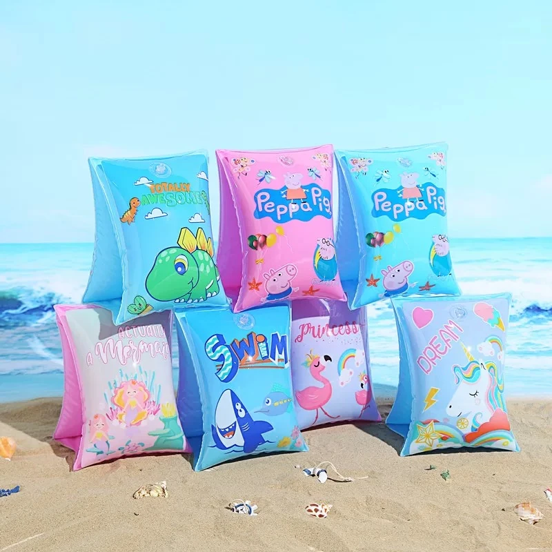 游泳圈手臂圈儿童成人充气卡通水袖男女童学游泳装备泳圈浮袖可爱