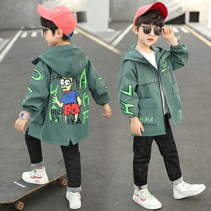 5710（身高＋10）新款儿童男童装洋气时髦休闲潮男女百搭秋款外套