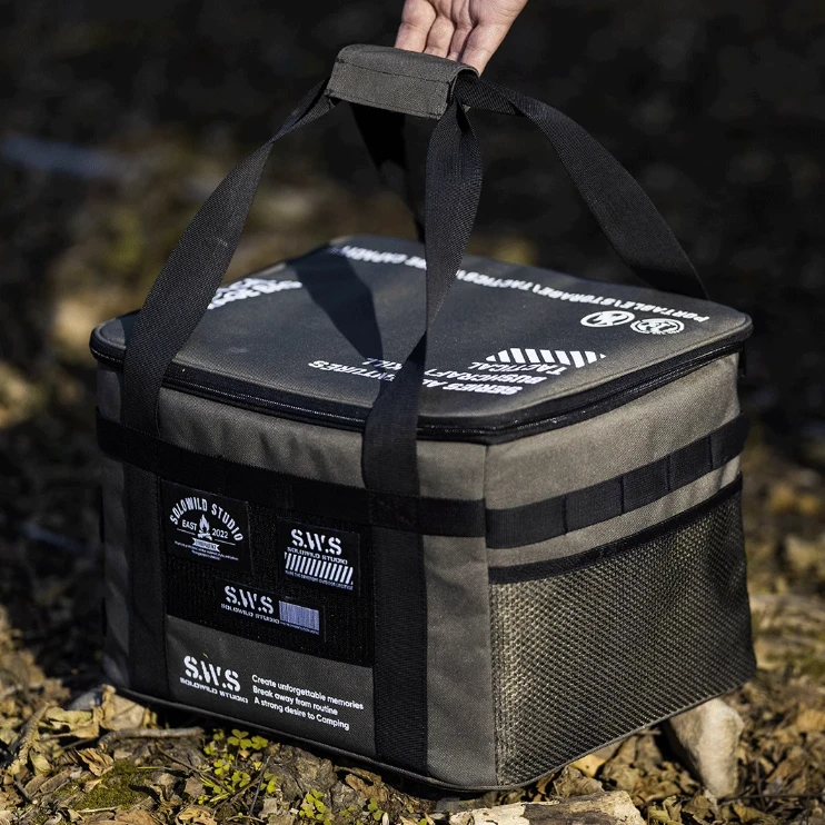 SWS多功能战术收纳包25L大容量户外折叠保温相机气罐杂物露营装备