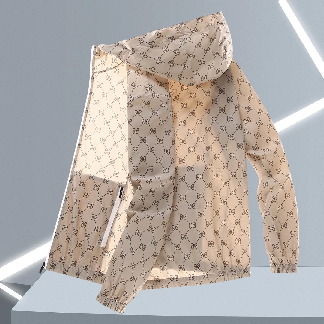 潮牌户外防晒衣防紫外线外套速干透气大码清爽薄款防晒服连帽上衣