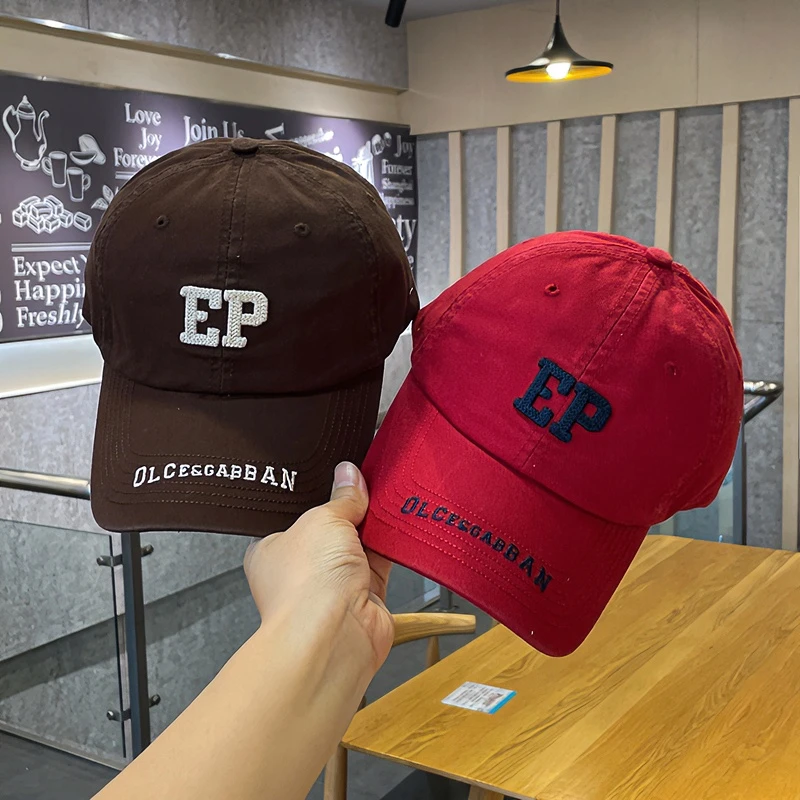 街头时尚帽型超好棒球帽子女软顶情侣洋气小香风弯檐鸭舌帽男韩版