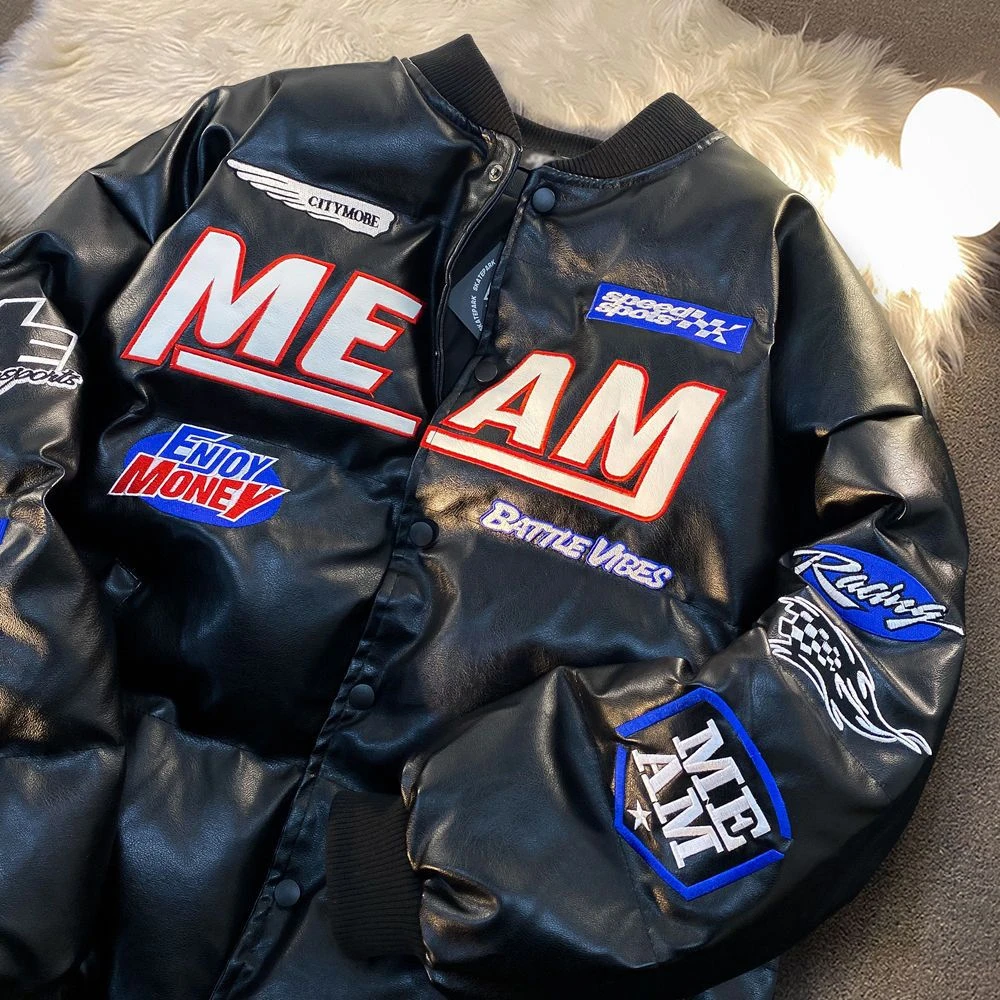 2023秋冬新款美式棉服外套男冬季街头飞行员潮牌棉衣加厚痞帅港风