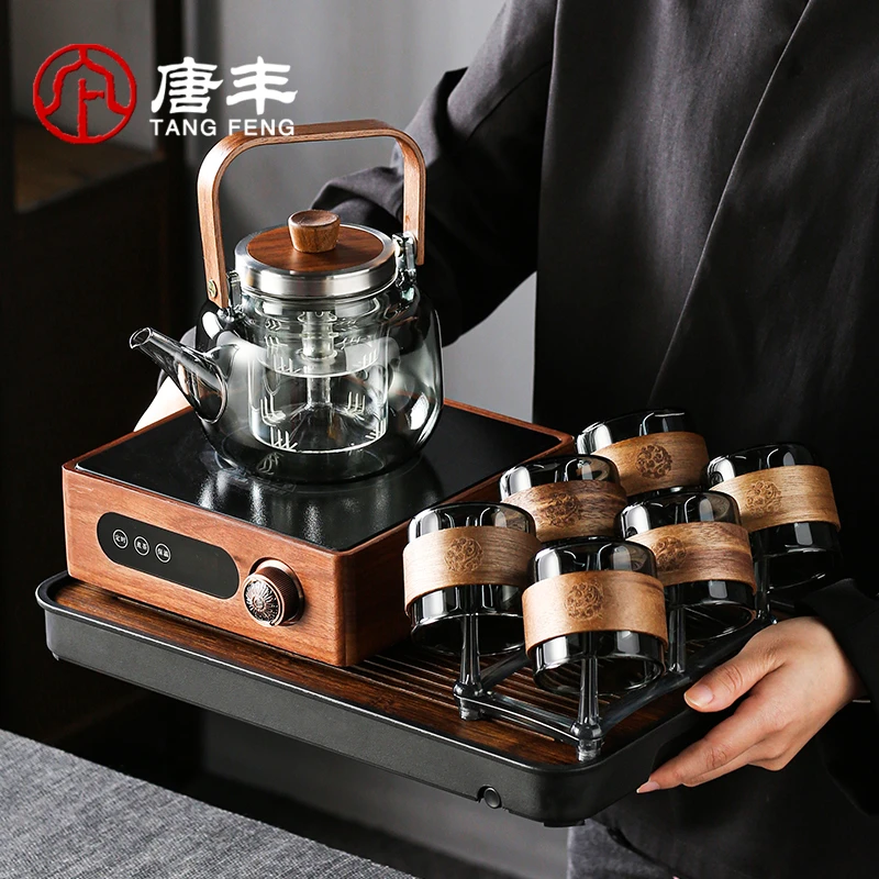 唐丰2026新款电陶炉煮茶器套装家用高档玻璃煮茶壶泡茶专用提梁壶