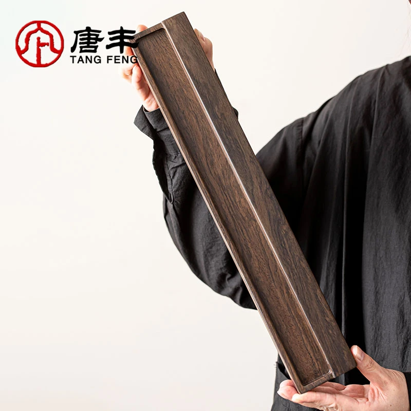 唐丰新款黑檀木茶杯架茶杯收纳架茶具晾杯架沥水置物架茶杯托摆件