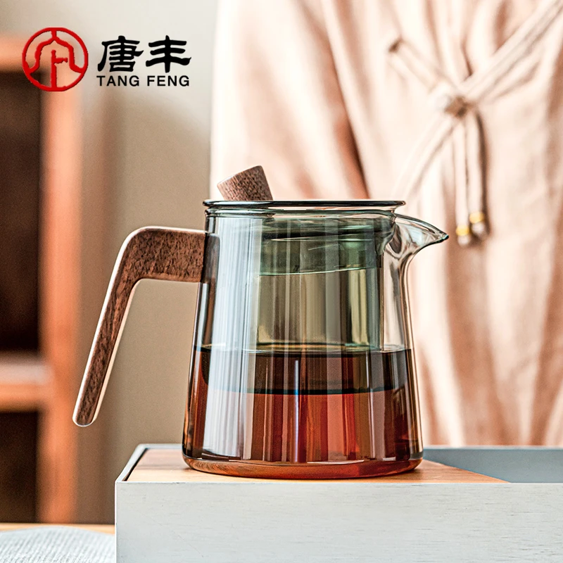 唐丰茶壶单个家用玻璃耐高温单壶过滤花茶泡茶壶功夫沏茶器