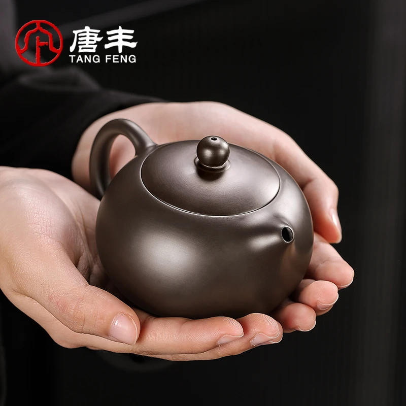 唐丰紫砂西施茶壶壶家用高档泡茶具单壶茶水分离冲泡壶一人小茶具
