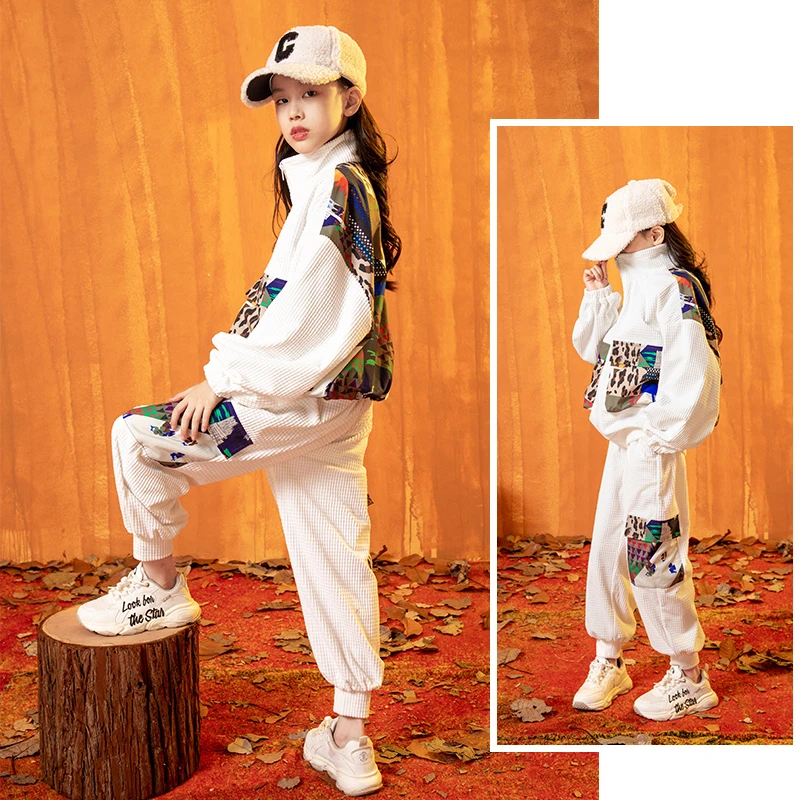 雨星雨嫣女童套装新款春装中大童儿童洋气运动网红炸街两件套