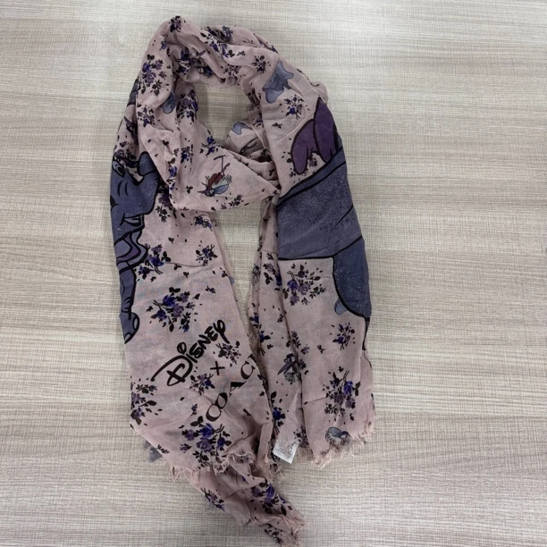 99新 COACH/蔻驰 蔻 大象款 女围巾  83%莫代尔/17%桑蚕丝203*66