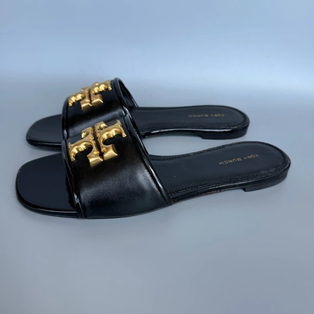 全新未使用 TORY BURCH/汤丽柏琦 128一片式女拖鞋 平底