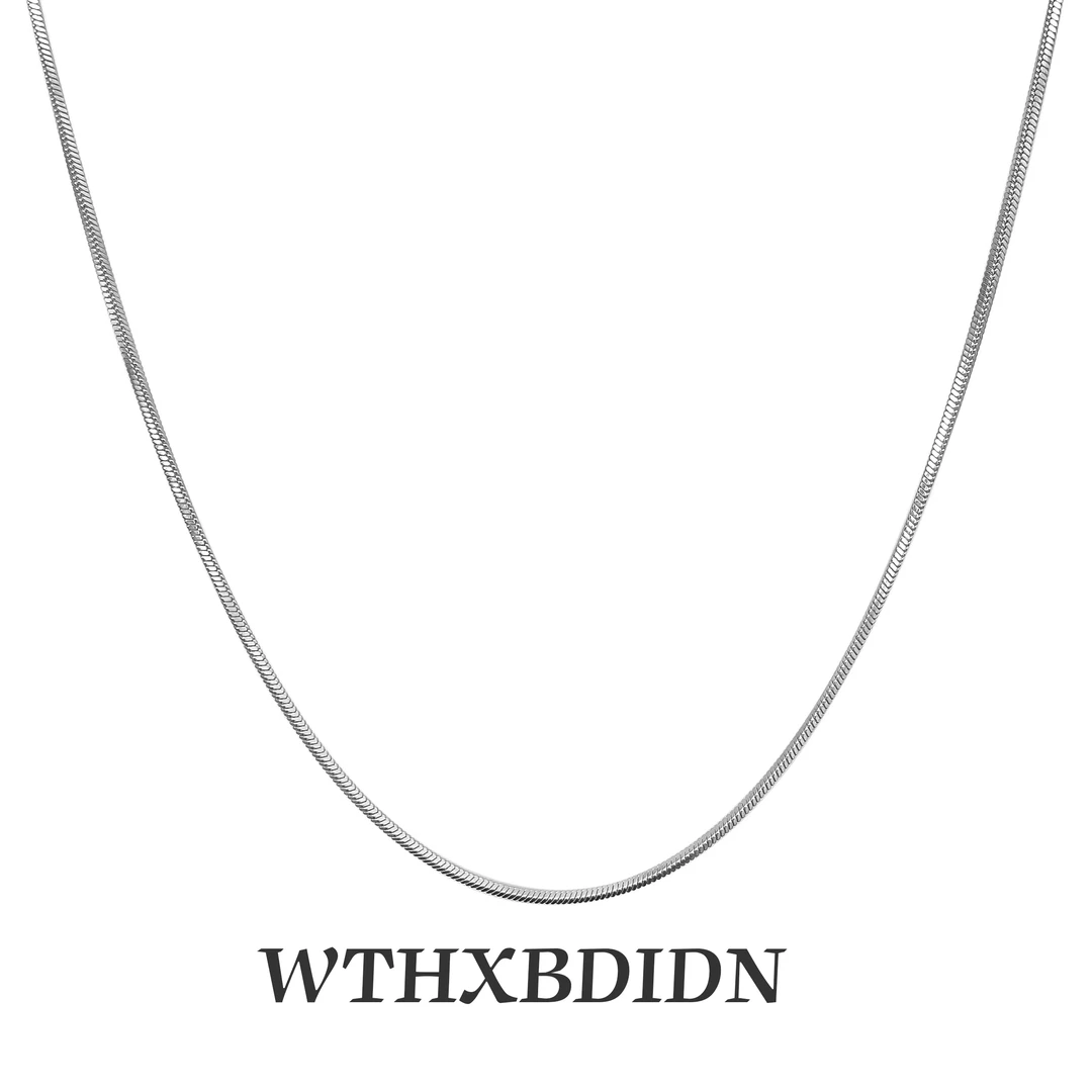 钛钢项链 蛇骨ins小众不掉色时尚百搭简约冷淡风高级感个性A