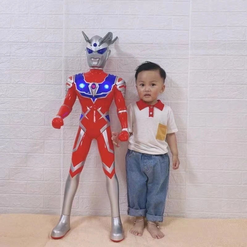 超大100厘米宇宙超人玩具触摸唱歌灯光声音故事学习机